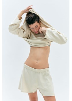 H & M - Dzianinowe szorty - Beżowy ze sklepu H&M w kategorii Szorty - zdjęcie 171337042