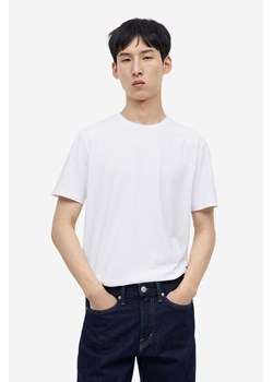 H & M - T-shirt COOLMAX Slim Fit - Biały ze sklepu H&M w kategorii T-shirty męskie - zdjęcie 171337212