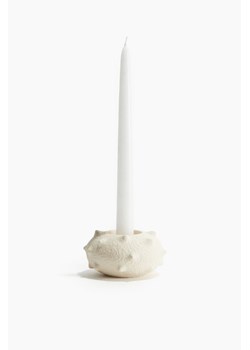 H & M - Świecznik z kamionki - Biały ze sklepu H&M w kategorii Świeczniki - zdjęcie 171337240