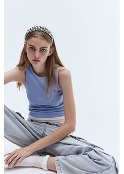 H & M - Koszulka w prążki - Niebieski ze sklepu H&M w kategorii Bluzki damskie - zdjęcie 171337243