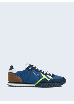 Pepe Jeans FOOTWEAR Sneakersy w kolorze niebieskim ze sklepu Limango Polska w kategorii Buty sportowe męskie - zdjęcie 171338091