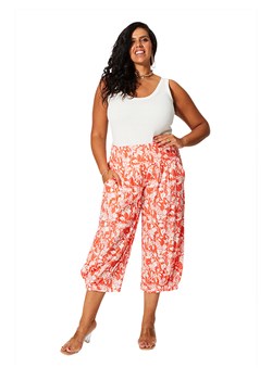 Aller Simplement Spodnie w kolorze pomarańczowo-białym ze sklepu Limango Polska w kategorii Spodnie damskie - zdjęcie 171338342