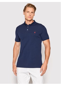 Polo Ralph Lauren Polo 710541705 Granatowy Slim Fit ze sklepu MODIVO w kategorii T-shirty męskie - zdjęcie 171341893