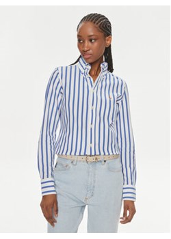 Polo Ralph Lauren Koszula 211910131003 Niebieski Regular Fit ze sklepu MODIVO w kategorii Koszule damskie - zdjęcie 171342661