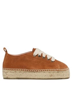 Manebi Espadryle Lace-Up Espadrilles R 3.9 E0 Brązowy ze sklepu MODIVO w kategorii Espadryle damskie - zdjęcie 171343472