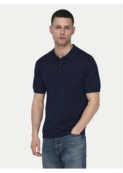 Only & Sons Polo Wyler 22022219 Granatowy Regular Fit ze sklepu MODIVO w kategorii T-shirty męskie - zdjęcie 171343620