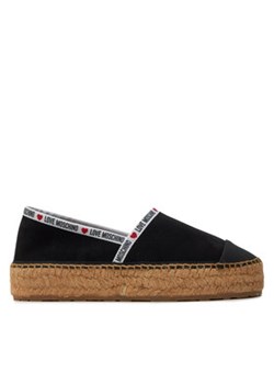 LOVE MOSCHINO Espadryle JA10553G0IIG0000 Czarny ze sklepu MODIVO w kategorii Espadryle damskie - zdjęcie 171344600