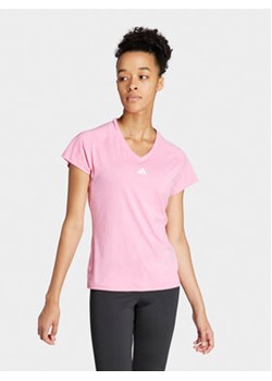 adidas Koszulka techniczna Train Essentials IS3963 Różowy Slim Fit ze sklepu MODIVO w kategorii Bluzki damskie - zdjęcie 171344883