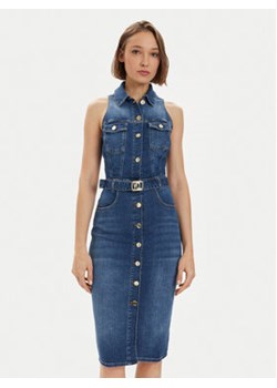 ViCOLO Sukienka jeansowa DB5086 Granatowy Slim Fit ze sklepu MODIVO w kategorii Sukienki - zdjęcie 171345110