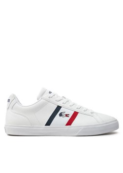 Lacoste Sneakersy Lerond Pro Leather 745CMA0055 Biały ze sklepu MODIVO w kategorii Trampki męskie - zdjęcie 171345262