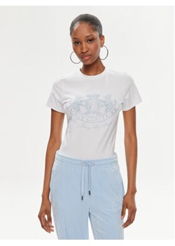 Juicy Couture T-Shirt Enzo Dog JCBCT224816 Biały Slim Fit ze sklepu MODIVO w kategorii Bluzki damskie - zdjęcie 171345340