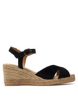 Espadryle Geox D Gelsa Low D45NGC 00022 C9999 Czarny ze sklepu eobuwie.pl w kategorii Sandały damskie - zdjęcie 171347041