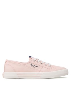 Tenisówki Pepe Jeans Brady W Basic PLS31287 Pinkish 303 ze sklepu eobuwie.pl w kategorii Trampki damskie - zdjęcie 171347062