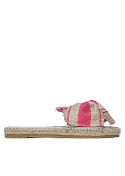 Espadryle Manebi Sandals With Knot G 4.5 JK Bold Pink Stripes On Natural ze sklepu eobuwie.pl w kategorii Espadryle damskie - zdjęcie 171347160