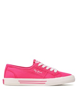 Tenisówki Pepe Jeans PLS31287 Disco Pink 356 ze sklepu eobuwie.pl w kategorii Trampki damskie - zdjęcie 171347460