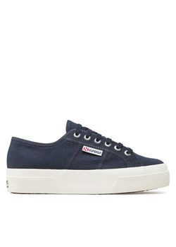 Tenisówki Superga 2740 Platform S21384W Granatowy ze sklepu eobuwie.pl w kategorii Trampki damskie - zdjęcie 171347624