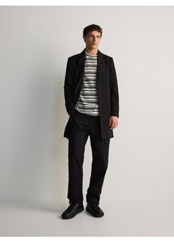 Reserved - Klasyczny płaszcz - czarny ze sklepu Reserved w kategorii Płaszcze męskie - zdjęcie 171348840