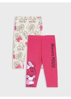 Sinsay - Legginsy Myszka Minnie 2 pack - różowy ze sklepu Sinsay w kategorii Spodnie dziewczęce - zdjęcie 171349302