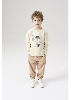 Brązowe spodnie dresowe regular dla chłopca - 5.10.15. ze sklepu 5.10.15 w kategorii Spodnie chłopięce - zdjęcie 171350050