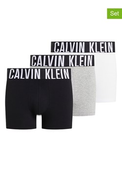 Calvin Klein Bokserki (3 pary) w kolorze białym, czarnym i szarym ze sklepu Limango Polska w kategorii Majtki męskie - zdjęcie 171350170