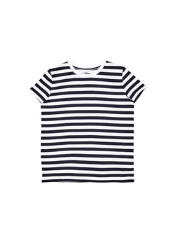 Cropp - Koszulka w biało-czarne paski - wielobarwny ze sklepu Cropp w kategorii Bluzki damskie - zdjęcie 171350393
