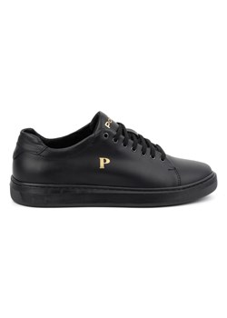 Buty męskie skórzane sneakersy POLBUT 2127 czarne ze sklepu butyolivier w kategorii Trampki męskie - zdjęcie 171350574