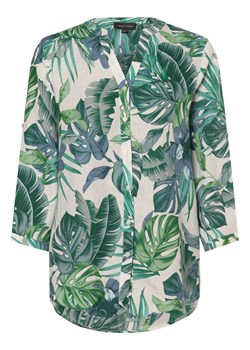 Franco Callegari Damska bluzka lniana Kobiety len zielony wzorzysty ze sklepu vangraaf w kategorii Bluzki damskie - zdjęcie 171351033