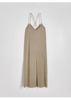 Reserved - Sukienka maxi z modalu - jasnozielony ze sklepu Reserved w kategorii Sukienki - zdjęcie 171356110