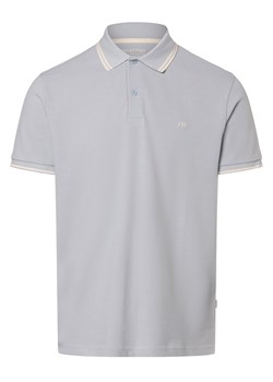 Selected Męska koszulka polo - SLHDante Mężczyźni Bawełna jasnoniebieski jednolity ze sklepu vangraaf w kategorii T-shirty męskie - zdjęcie 171357163