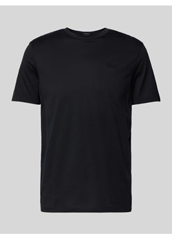 T-shirt z prążkowanym,okrągłym dekoltem model ‘Cosmo’ ze sklepu Peek&Cloppenburg  w kategorii T-shirty męskie - zdjęcie 171359360