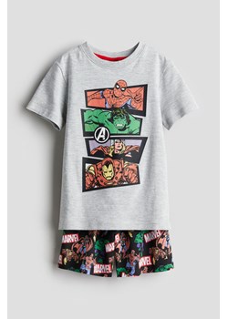H & M - Piżama we wzory - Szary ze sklepu H&M w kategorii Piżamy dziecięce - zdjęcie 171359473