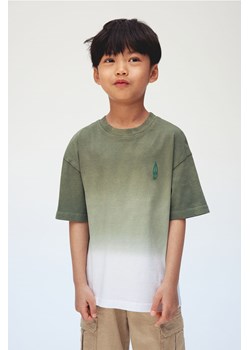 H & M - Bawełniany T-shirt z motywem - Zielony ze sklepu H&M w kategorii T-shirty chłopięce - zdjęcie 171359503