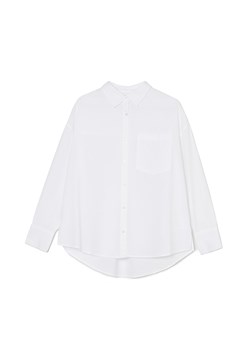 Cropp - Biała koszula oversize - biały ze sklepu Cropp w kategorii Koszule damskie - zdjęcie 171360351