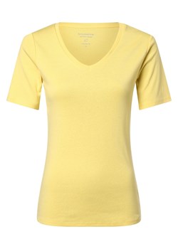 brookshire T-shirt damski Kobiety Bawełna żółty jednolity ze sklepu vangraaf w kategorii Bluzki damskie - zdjęcie 171361241