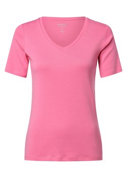 brookshire T-shirt damski Kobiety Bawełna wyrazisty róż jednolity ze sklepu vangraaf w kategorii Bluzki damskie - zdjęcie 171361242