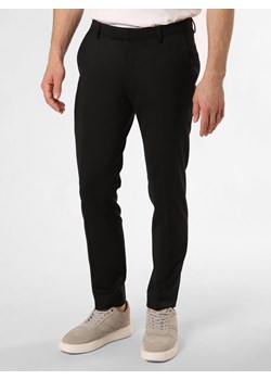JOOP! Spodnie - Blayr Mężczyźni Slim Fit Wełna czarny jednolity ze sklepu vangraaf w kategorii Spodnie męskie - zdjęcie 171361310