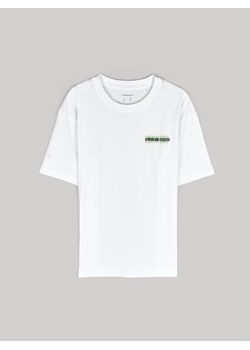 GATE Bawełniana koszulka z nadrukiem 8Y ze sklepu gateshop w kategorii T-shirty chłopięce - zdjęcie 171361452