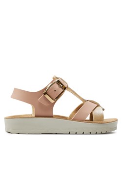 Sandały Geox J Sandal Costarei Gi J45EAG 05404 C8J2U M Dk Rose/Platinum ze sklepu eobuwie.pl w kategorii Sandały dziecięce - zdjęcie 171363710