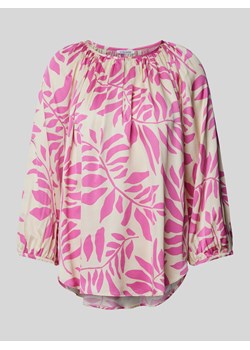 Bluzka z wiskozy ze wzorem na całej powierzchni ze sklepu Peek&Cloppenburg  w kategorii Bluzki damskie - zdjęcie 171364083