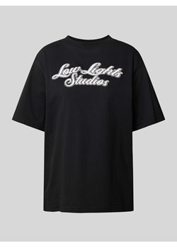 T-shirt z wyhaftowanym logo model ‘SHUTTER’ ze sklepu Peek&Cloppenburg  w kategorii Bluzki damskie - zdjęcie 171364214