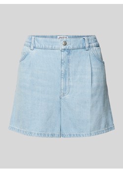 Szorty jeansowe z elastycznym pasem ze sklepu Peek&Cloppenburg  w kategorii Szorty - zdjęcie 171364261
