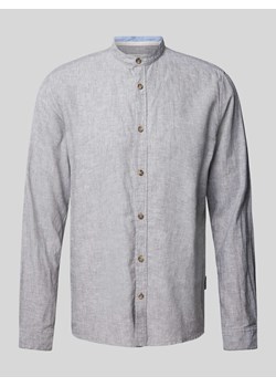 Koszula casualowa o kroju regular fit ze stójką ze sklepu Peek&Cloppenburg  w kategorii Koszule męskie - zdjęcie 171364344