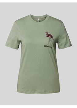 T-shirt o kroju regular fit z cekinami model ‘KITA’ ze sklepu Peek&Cloppenburg  w kategorii Bluzki damskie - zdjęcie 171364362