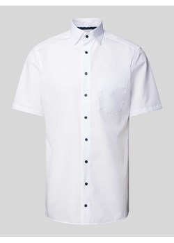 Koszula biznesowa o kroju modern fit z krótkim rękawem model ‘Sora’ ze sklepu Peek&Cloppenburg  w kategorii Koszule męskie - zdjęcie 171364494