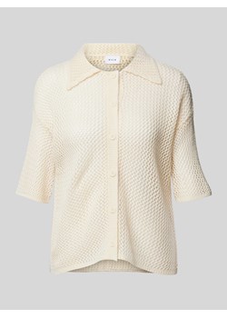 Bluzka z dzianiny z ażurowym wzorem model ‘ZOLA’ ze sklepu Peek&Cloppenburg  w kategorii Swetry damskie - zdjęcie 171364680