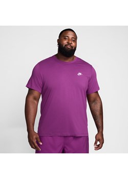 T-shirt męski Nike Sportswear Club - Fiolet ze sklepu Nike poland w kategorii T-shirty męskie - zdjęcie 171364821