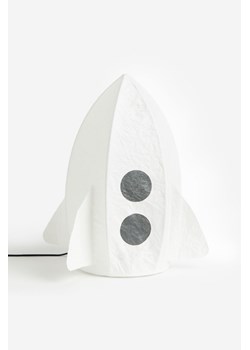 H & M - Lampa stołowa z masy papierowej - Biały ze sklepu H&M w kategorii Lampy stołowe - zdjęcie 171365092