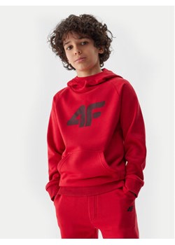 4F Bluza 4FJWSS24TSWSM0925 Czerwony Regular Fit ze sklepu MODIVO w kategorii Bluzy chłopięce - zdjęcie 171367551