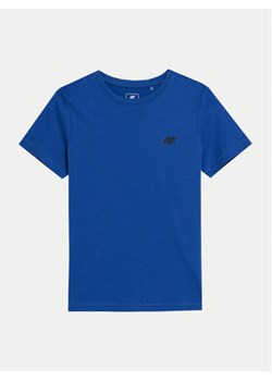 4F T-Shirt 4FJWSS24TTSHM1116 Niebieski Regular Fit ze sklepu MODIVO w kategorii T-shirty chłopięce - zdjęcie 171367600