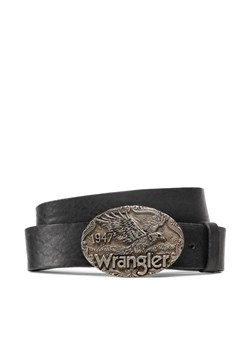 Pasek Męski Wrangler W Eagle Belt W0E5U110000 112141114 Black ze sklepu eobuwie.pl w kategorii Paski męskie - zdjęcie 171368201